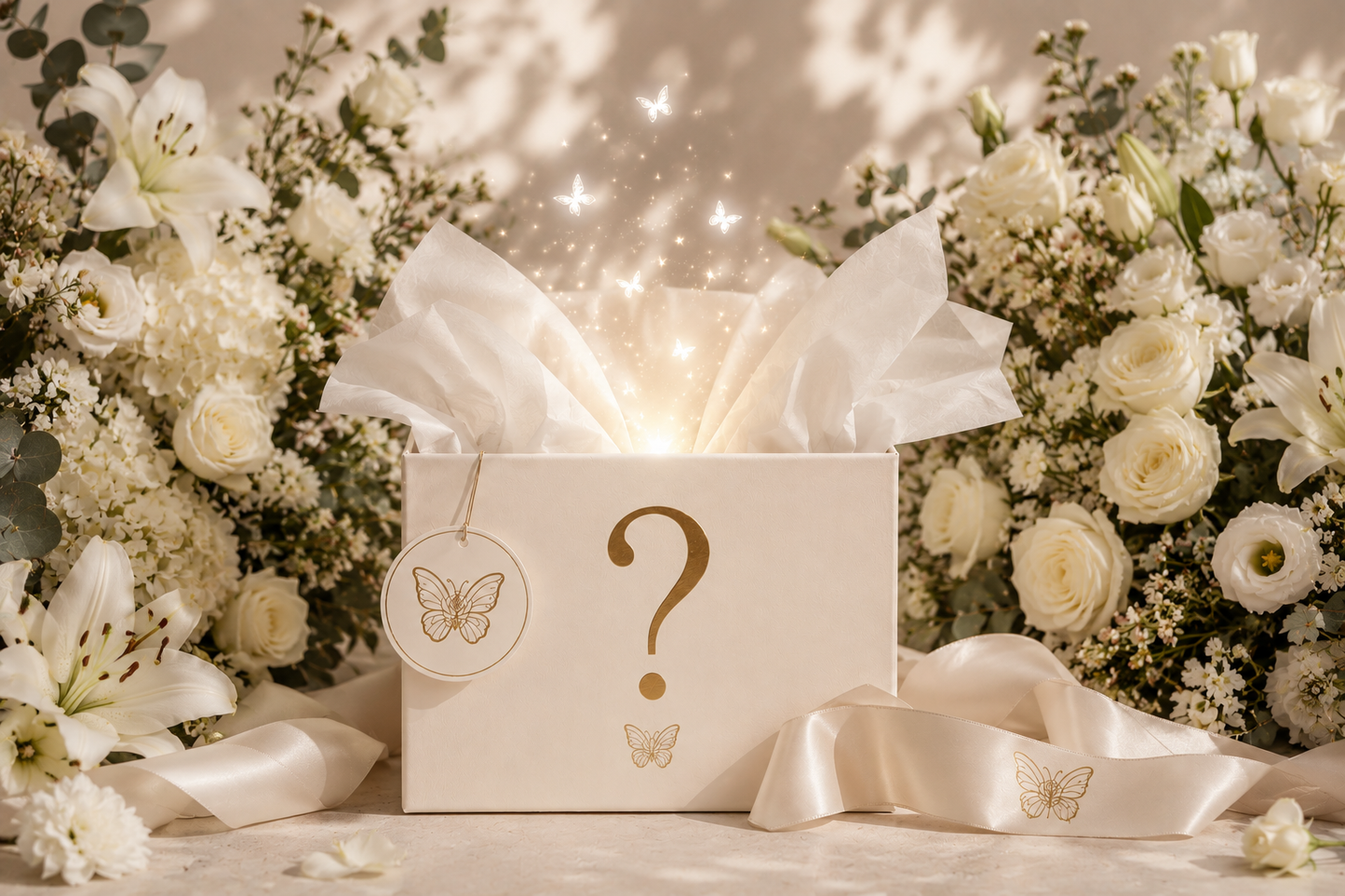 White Designer’s arrangement