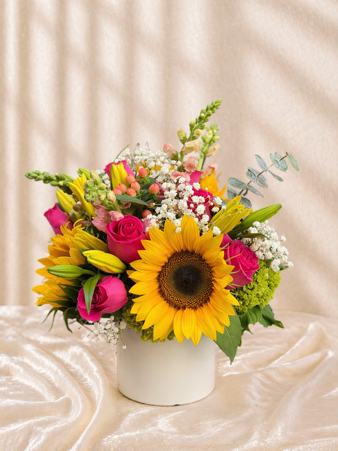 Pink Sunset Centerpiece