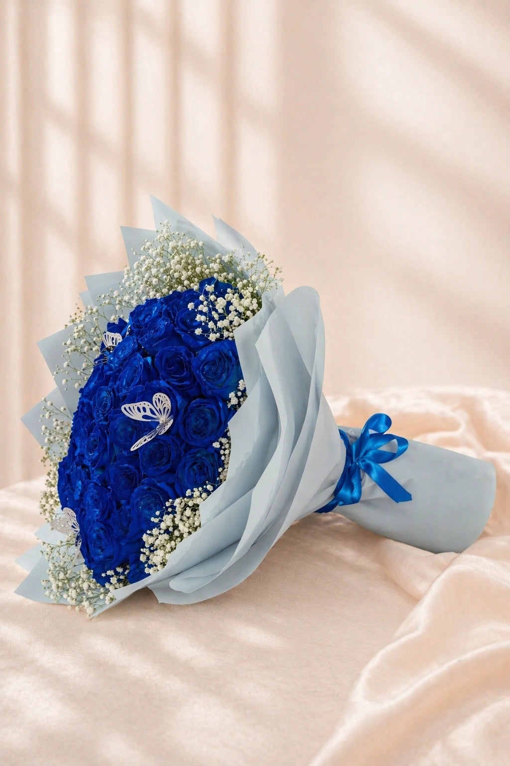 25 Rose Bouquet - Blue