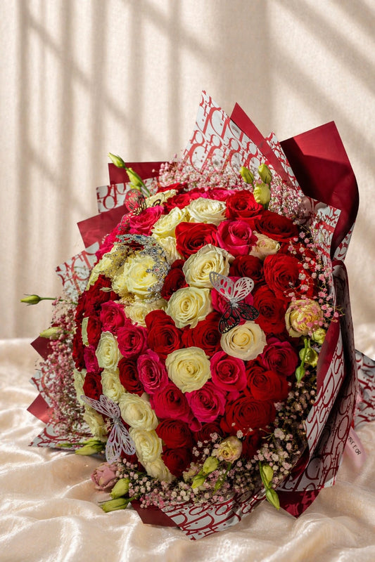 100 Rose Bouquet - Mixed Edition